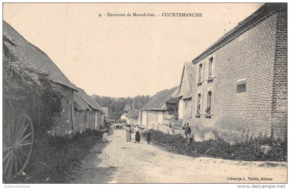 Courtemanche       80       Une Rue - Autres & Non Classés