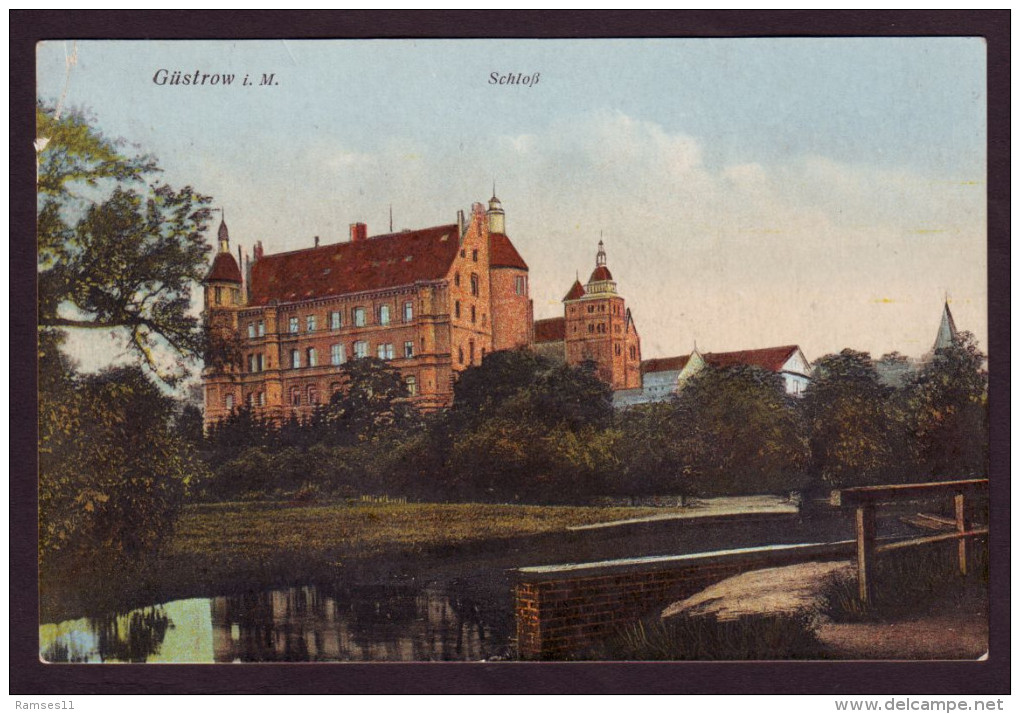AK GÜSTROW - Schloss - 1915 - Guestrow