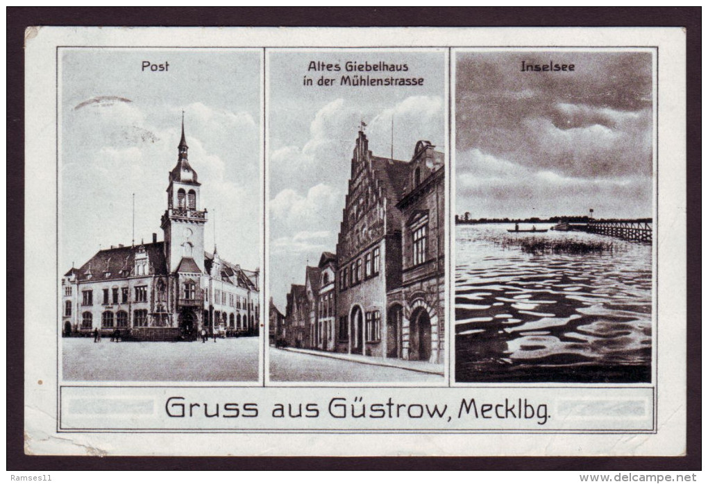 AK GÜSTROW - Stadtansichten - 1932 - Guestrow
