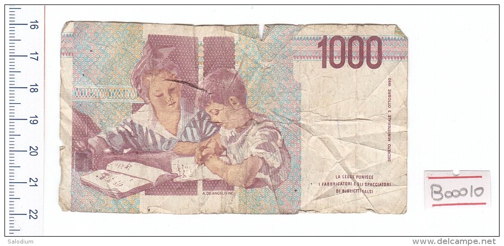 1990 - 1000 Lire Montessori - Italia - Banconota Banknote - 1.000 Lire