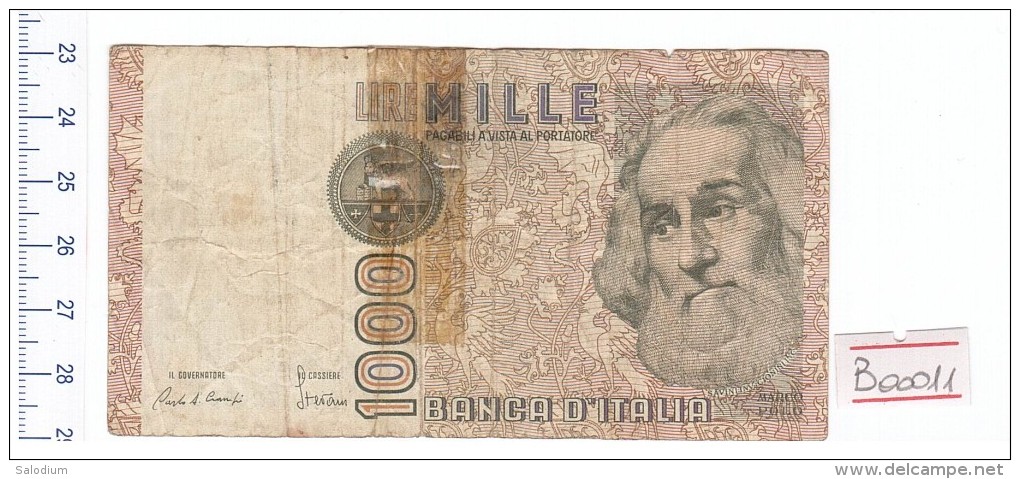 1982 - 1000 Lire Marco Polo - Italia - Banconota Banknote - 1000 Liras