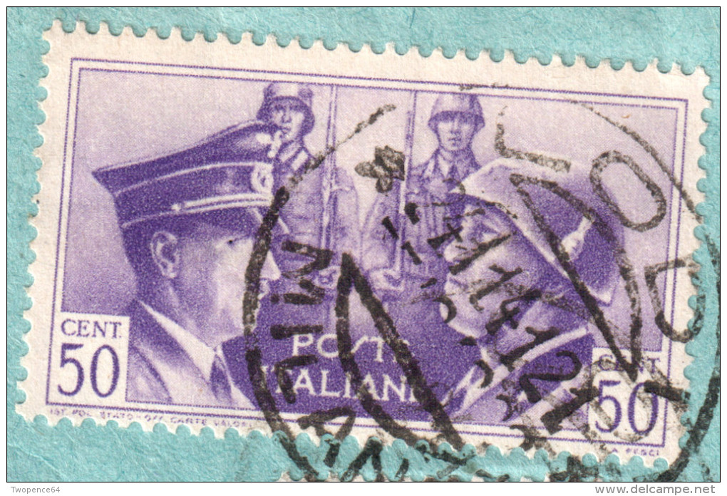 Regno. Storia Postale 1941. LETTERA FRATELLANZA D´ARMI ITALO TEDESCA - Poststempel