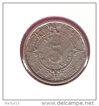 MEXICO 5 CENTAVOS 1937 KM423 - Mexique