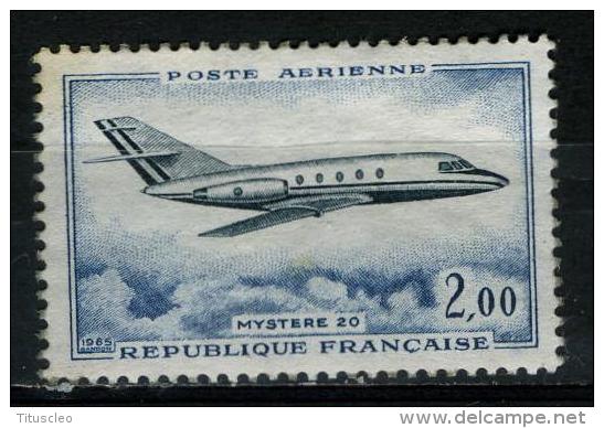 FRANCE Aer42**  2,00f  Bleu-vert Et Bleu  Dassualt "Mystère 20" - 1960-.... Nuovi