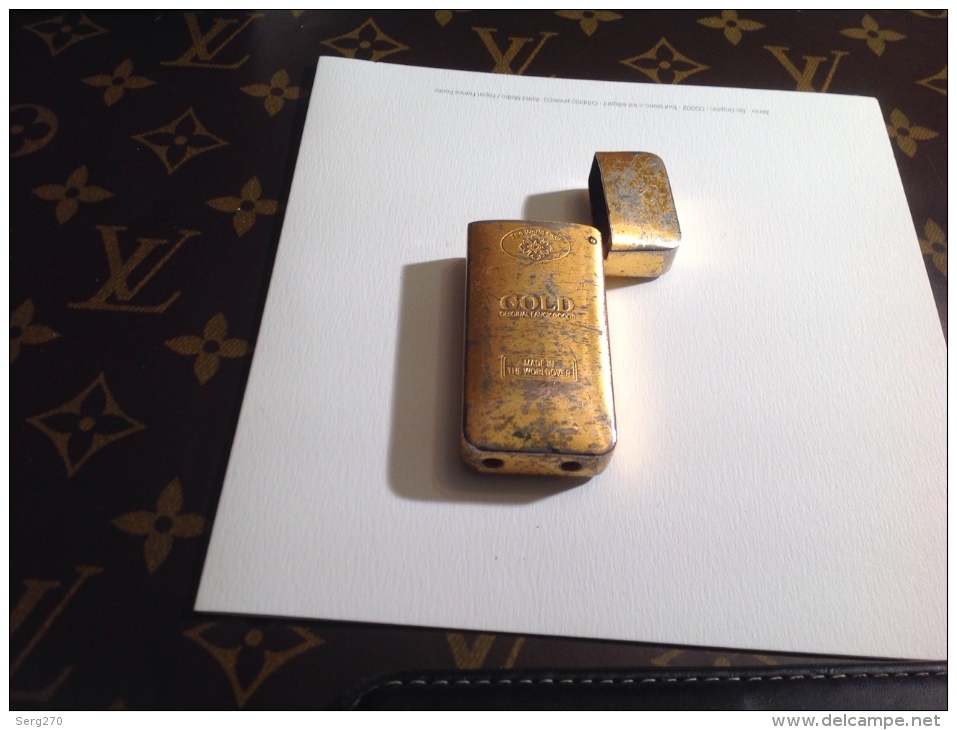 Étui A Briquet Ancien Gold - Other & Unclassified