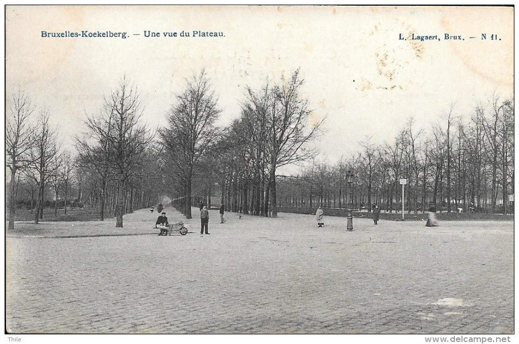 KOEKELBERG - Une Vue Du Plateau - Oblitéré Heyst-sur-Mer 1907 - Koekelberg