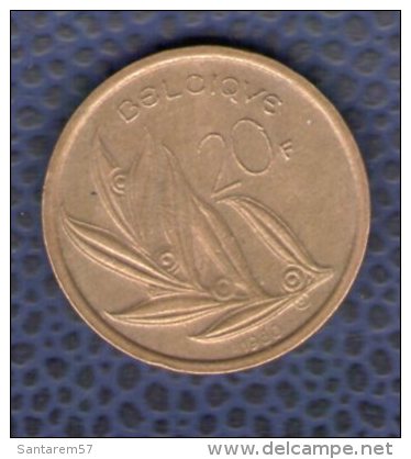 Belgique Pièce De Monnaie Coin Roi Baudouin 20 Francs 1980 - 20 Francs