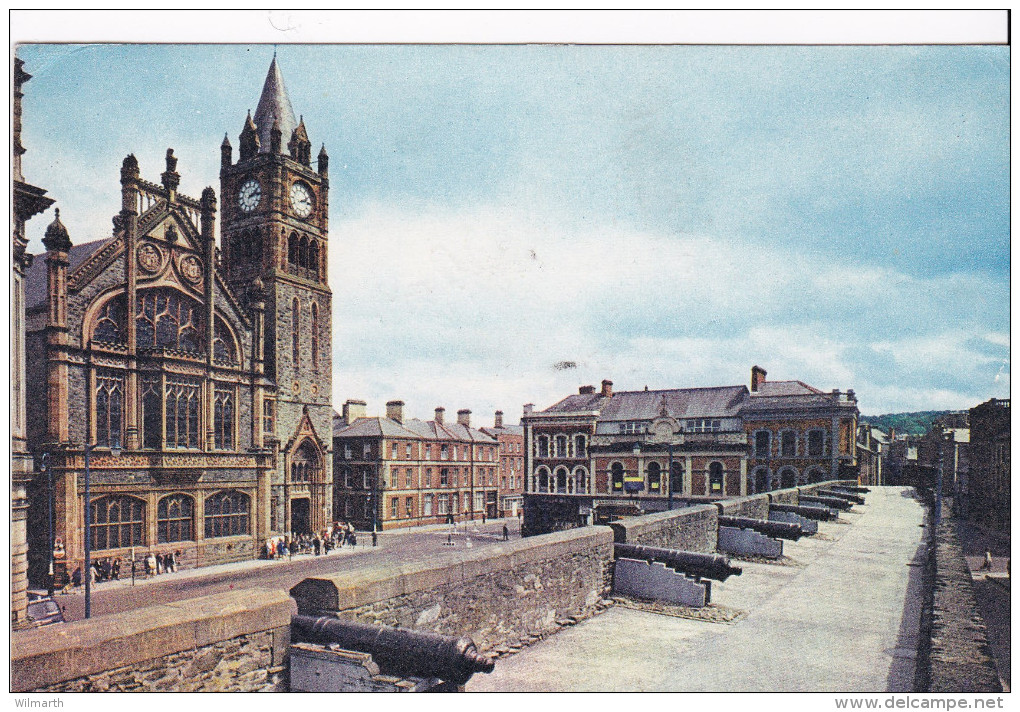 Londonderry - The Guildhall From The Walls - Londonderry