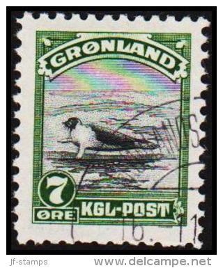 1945. New York Issue. 7 Øre Black/green Seal On An Ice-floe. (Michel: 10) - JF127889 - Neufs