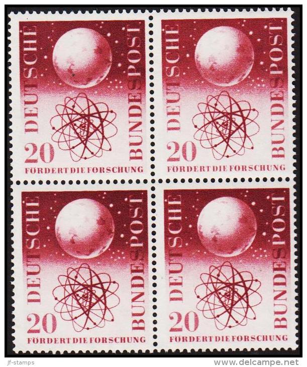 1955. 4x 20 Pf. Atom.  (Michel: 214) - JF127880 - Autres & Non Classés