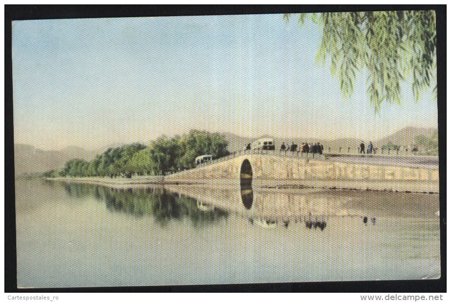 Peking-Beijing-Landscape-Bridge-no Mention On The Back Of The Postcard-unused,perfect Shape - Buddhismus