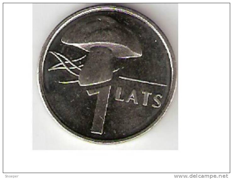 Latvia 1 Lats 2004  Km67  Unc - Latvia