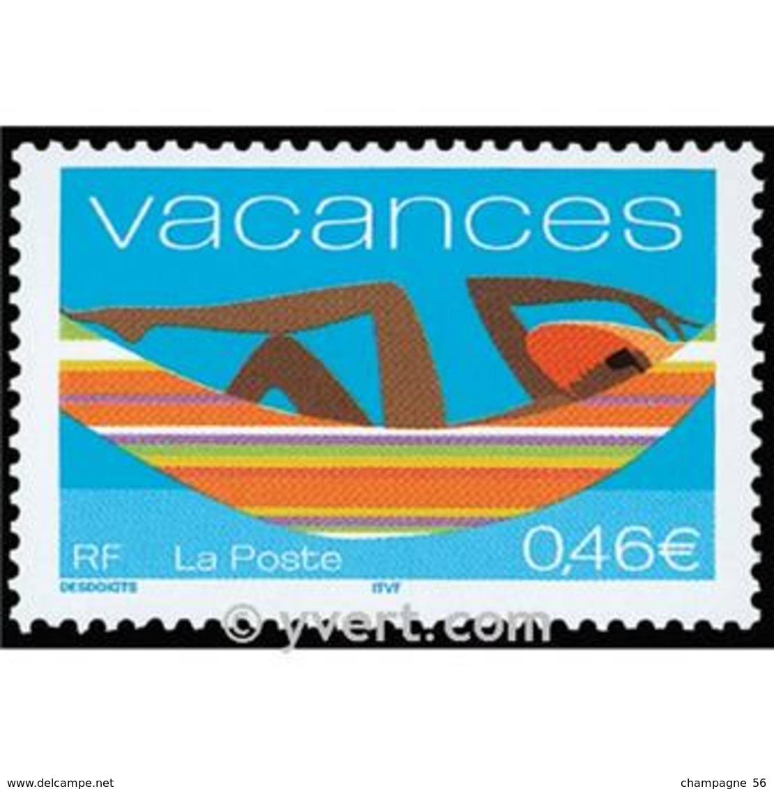 2002  N° 3493  POUR VACANCES 26.6.2002 OBLITÉRÉ YVERT TELLIER 0.50 € - Usados