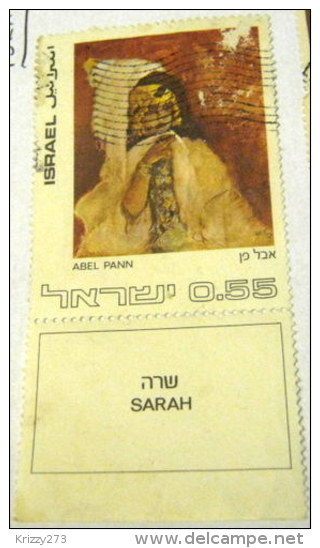 Israel 1972 Abel Pann Jewish Art &pound;0.55 - Used - Usados (con Tab)