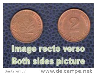 Allemagne 1991 Pièce De Monnaie Coin 2 Pfennig - 2 Pfennig