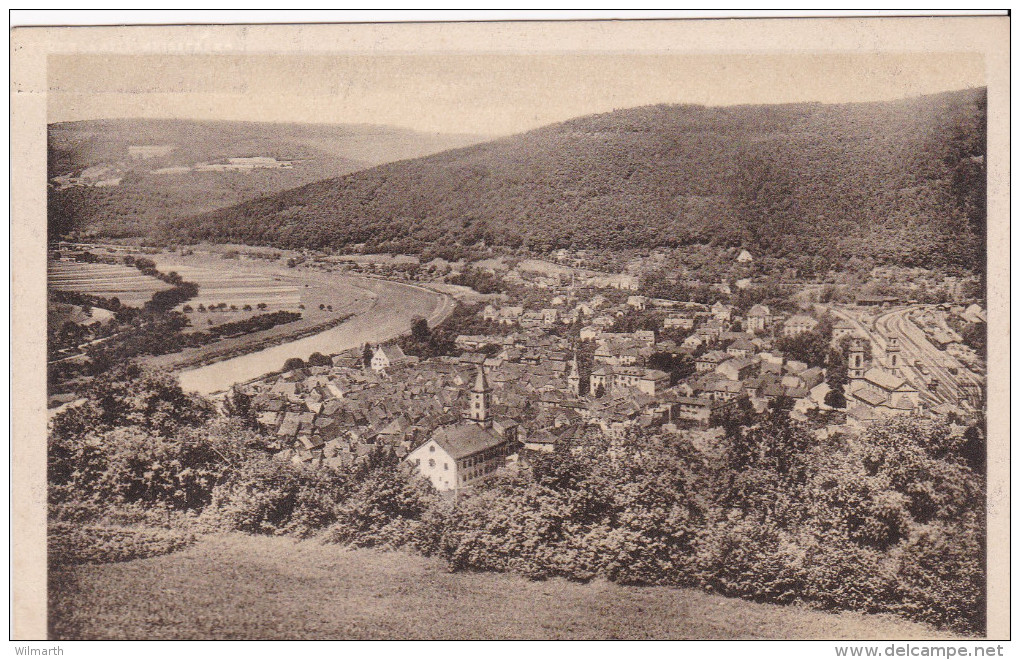 Eberbach (Neckar) - Blick Vom Scheuerberg -  Um 1928 - Eberbach