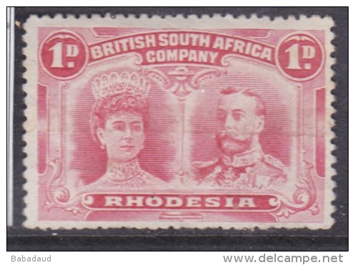 Southern Rhodesia (BSAC) 1910 1d Bright Carmine Perf 13.5, Used - Southern Rhodesia (...-1964)