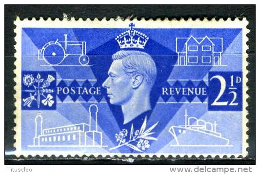 GRANDE BRETAGNE 235*  2,1/2p  Bleu  Anniversaire De La Victoire - Unused Stamps