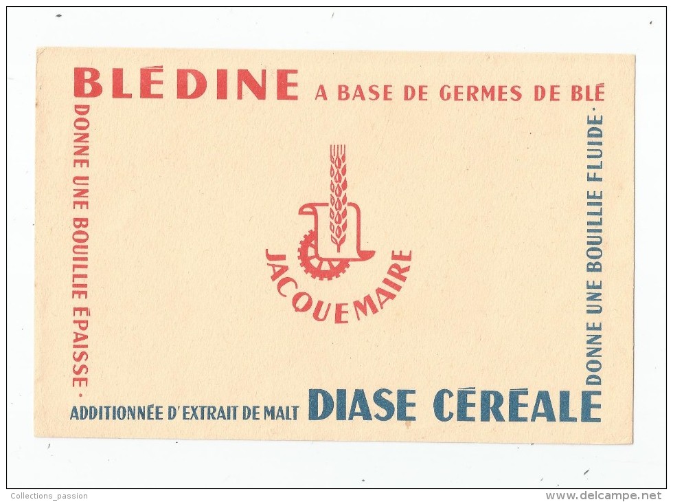 Buvard , BLEDINE , DIASE CEREALE - Alimentaire