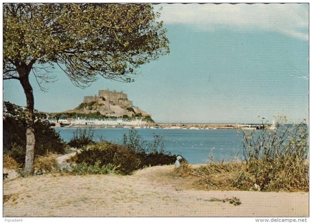 Cp , JERSEY , GOREY , Mont Orguiel Castle - Guernsey