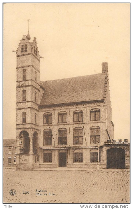 LOO - LO - Stadhuis - Hôtel De Ville - Lo-Reninge