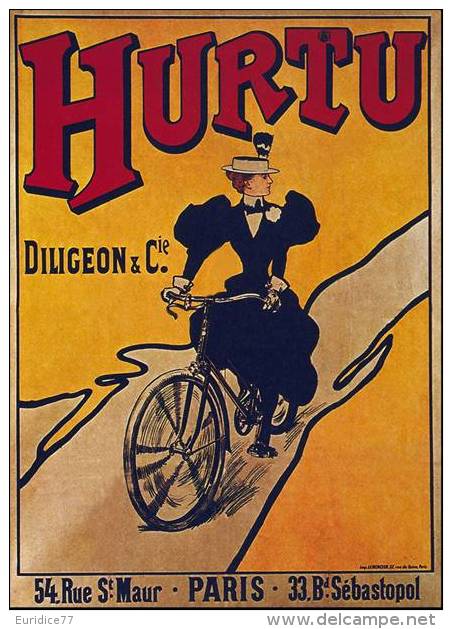 MAGNET (FRIDGE MAGNET) SIZE.7X5 CM. APROX -  Vintage Advertising Cycles - Deportes