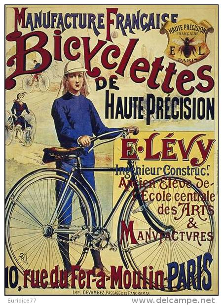 MAGNET (FRIDGE MAGNET) SIZE.7X5 CM. APROX -  Vintage Advertising Cycles - Sport