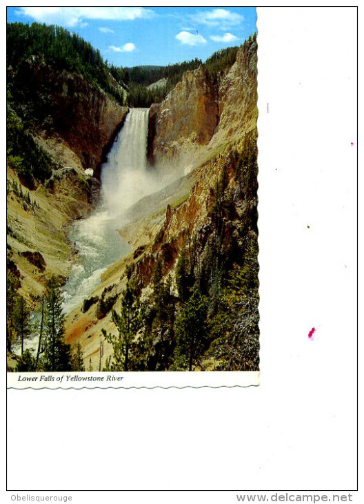 LOWER FALLS OF YELLOWSTONE RIVER  WYOMING - Yellowstone