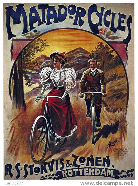MAGNET (FRIDGE MAGNET) SIZE.7X5 CM. APROX -  Vintage Advertising Cycles - Sport
