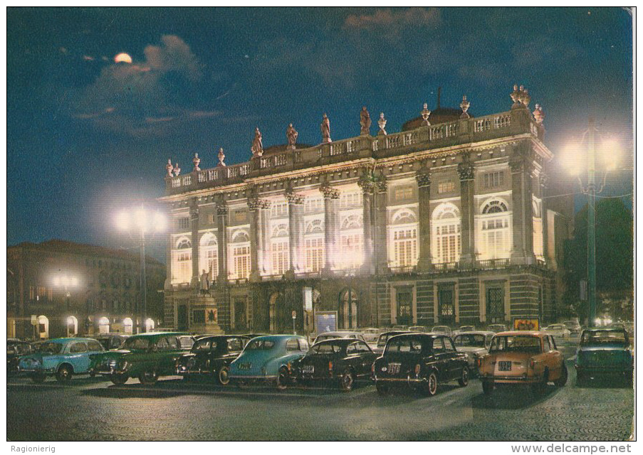 TORINO - Palazzo Madama - Visione Notturna - Auto - Palazzo Madama