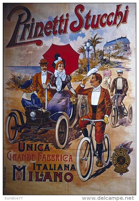 MAGNET (FRIDGE MAGNET) SIZE.7X5 CM. APROX -  Vintage Advertising Cycles - Deportes