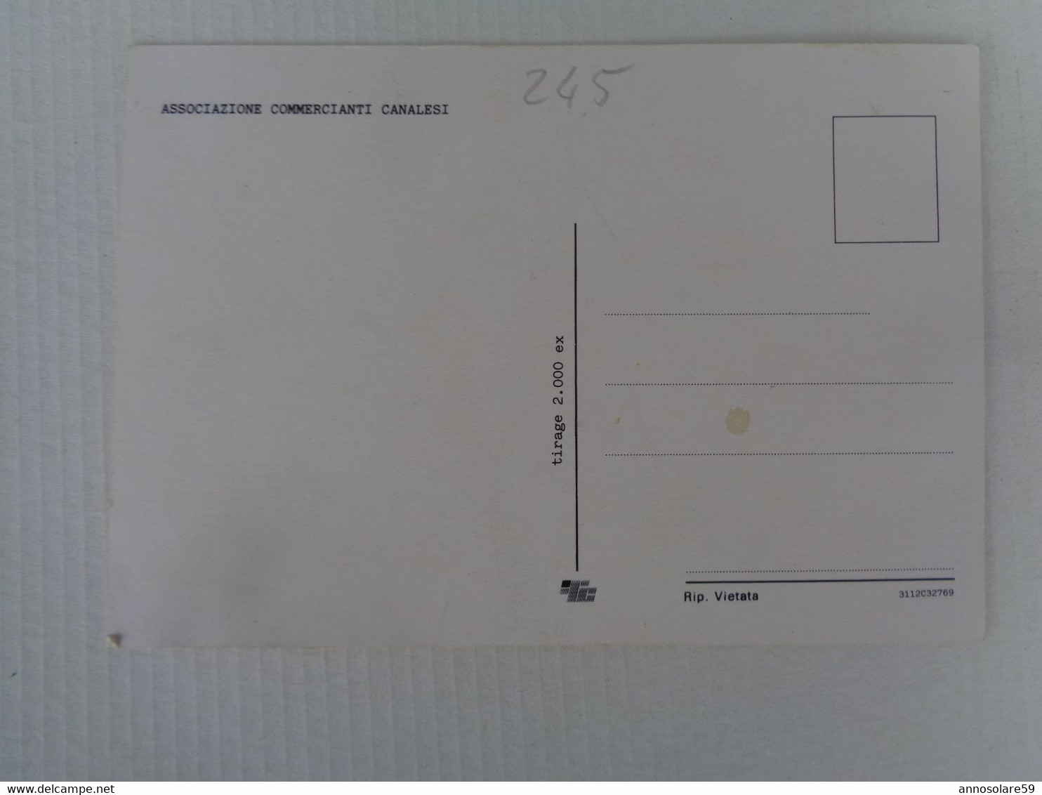 CARTOLINA: ASSOCIAZIONE COMMERCIANTI CANALESI (CN) - F/G - COLORI - NON VIAGGIATA - LEGGI - Autres & Non Classés