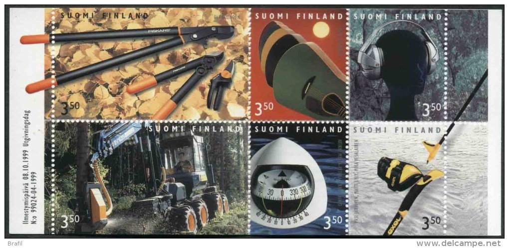 1999 Finlandia, Design Finlandese , Libretto, Serie Completa Nuova (**) - Enteros Postales