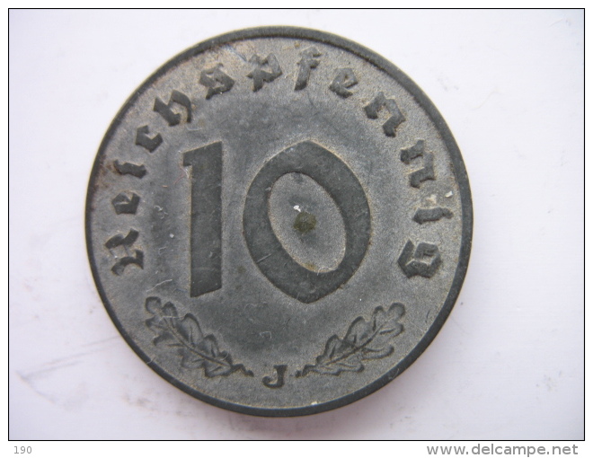 10 REICHSPFENNIG 1941 J - 10 Reichspfennig