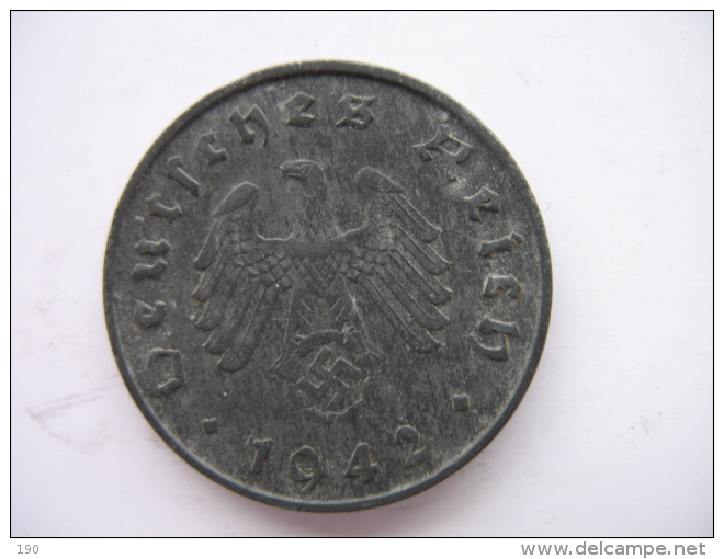 10 REICHSPFENNIG 1942 A - 10 Reichspfennig