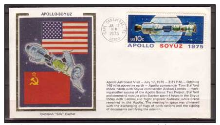 Vereinigte Staaten / USA , 5 Briefe Apollo - Soyuz Mit Mi. Nr. 1178 / 1180 , Weitere Scans - Briefe U. Dokumente