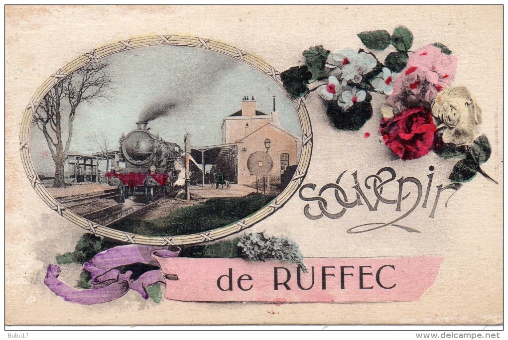 RUFFEC-LA GARE-SOUVENIR-BE - Ruffec