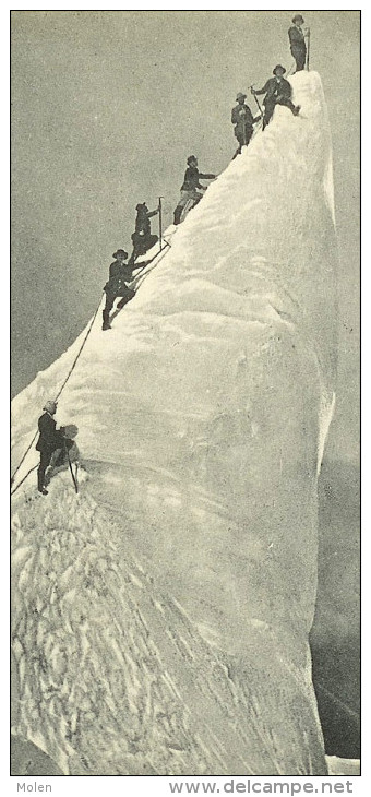 ASCENSION D’ UN SERAC = CHAMONIX MONT BLANC Dép 74  ALPINISME  GLACE GLACIER 307 - Alpinisme