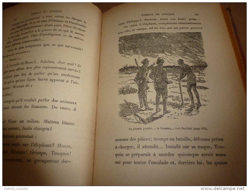 1900 ?  PERDU en AFRIQUE illustrations de Thiriet