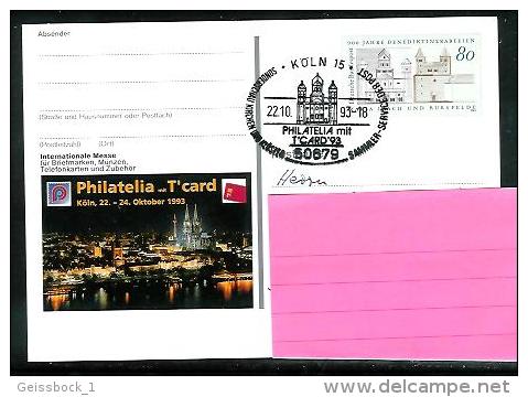 Bund 1993:   PSo  31  Mit Stemel "Philatelia"    (C010) - Cartes Postales - Oblitérées