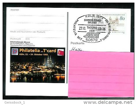 Bund 1993:   PSo  31  Mit Stemel "ASCAT"    (C010) - Postcards - Used