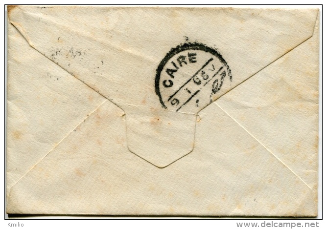 Cairo To Montecarlo Postal Stationary With Post Office Hotel Cancel - 1866-1914 Khedivate Of Egypt