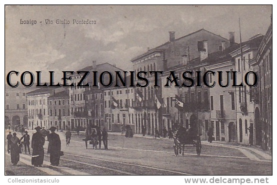 3-4051- Lonigo - Via Giulio Pontedera - Vicenza - F.p. Viaggiata 1917 - Vicenza