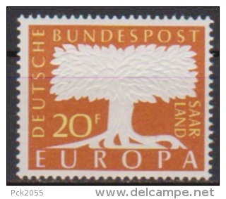 Saarland1957 MiNr.402 ** Postfr.Europa ( 2216) - Neufs