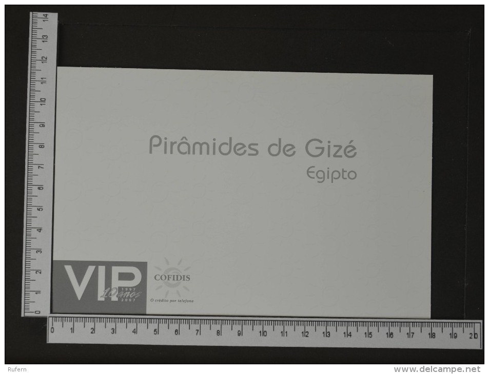 PIRAMIDES DE GIZÉ - EGIPTO - 2 Scans (Nº10708) - Gizeh