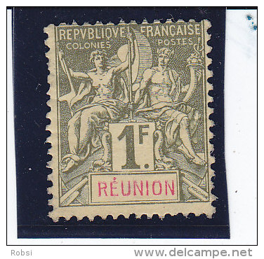 Réunion N 44, Neuf Légère Charnière - Neufs