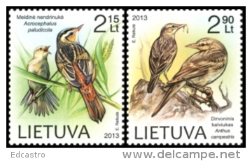 LITHUANIA LITUANIE 2013 THE RED BOOK OF LITHUANIA. BIRDS OISEAUX - Lithuania