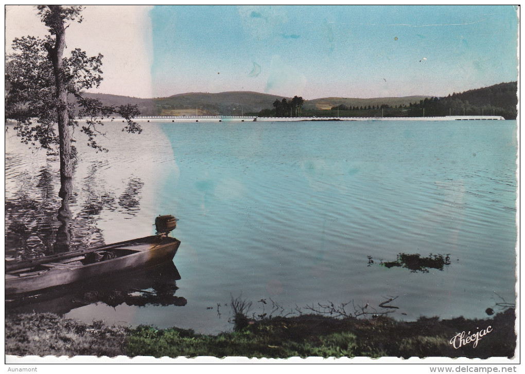 Francia--Peyrat Le Chateau Et Royere-1955--Un Coin De Peche Sur Le Lac De Vassiviere--Cachet-ST.Junien--Hte.Vienne - Limoges