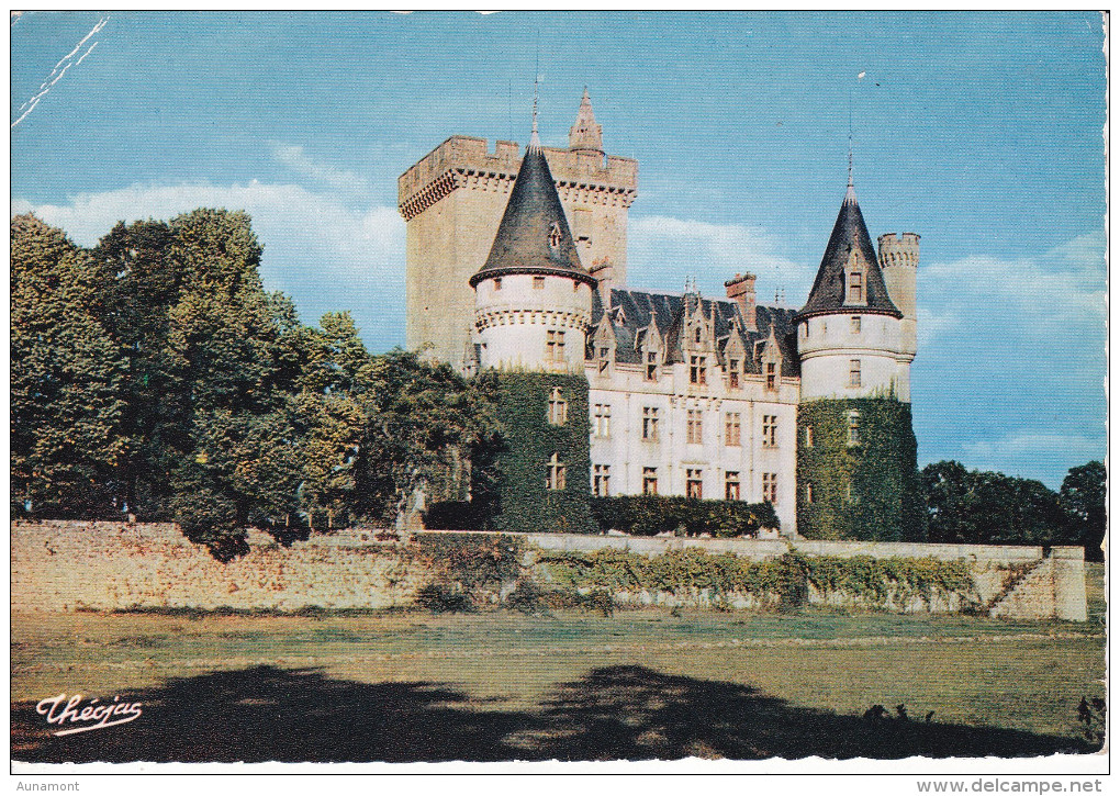 Francia--Le Chateau D'Azat-Le .Riz--1957--Cachet- ST.Junien-Hte.Vienne-a, Mauzoy - Castillos