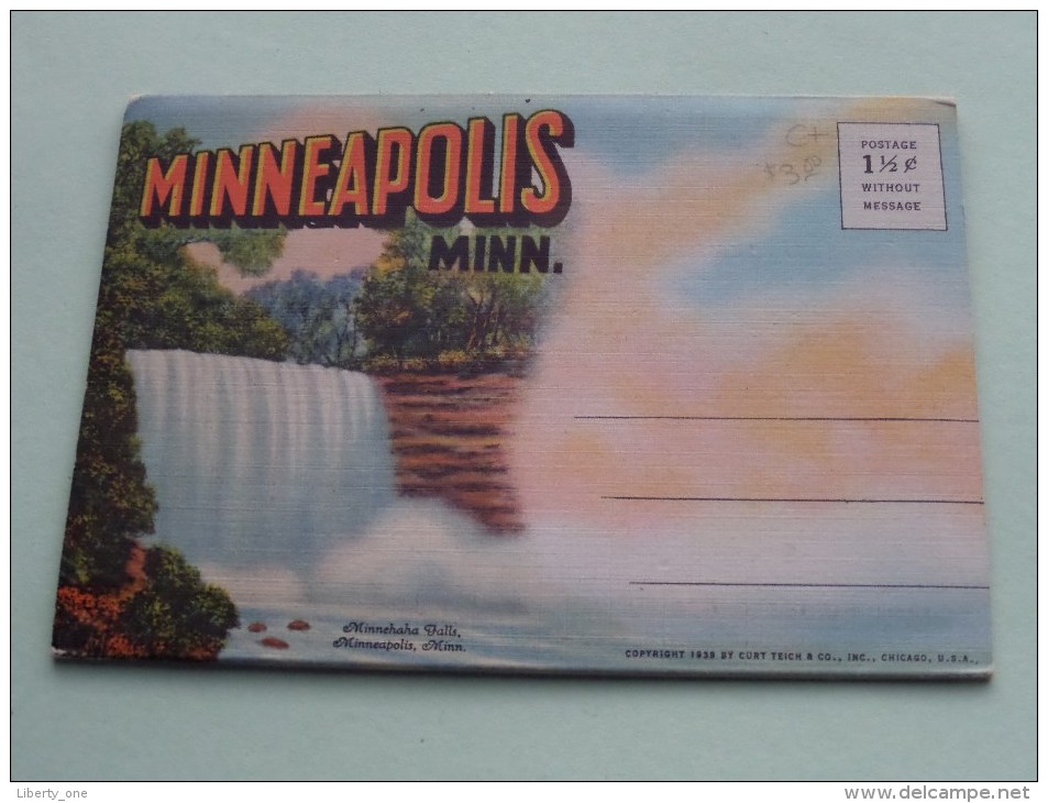 MINNEAPOLIS Minn. / Anno 19?? CARNET ( Zie/voir Foto Voor Details ) !! - Minneapolis